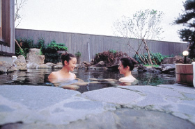 Staying at Onikobe Hot Springs.