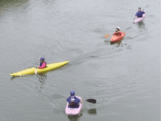 鬼首カヌー体験