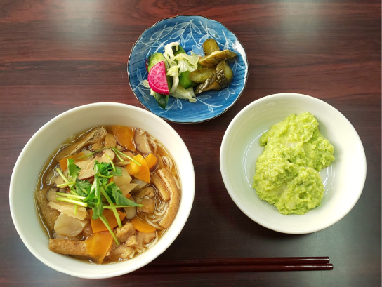 郷土料理作り体験［ずんだもち＆すっぽこ汁］