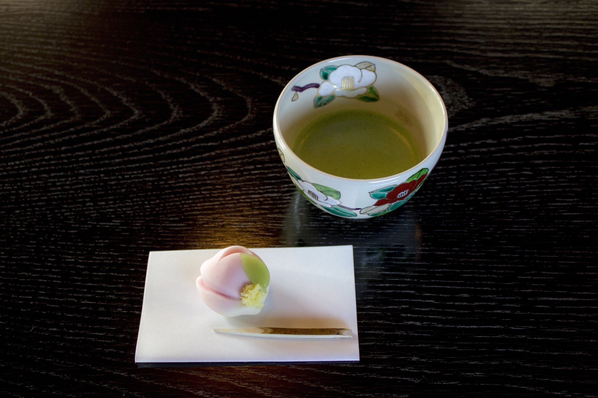 祥雲閣 呈茶 抹茶と和菓子